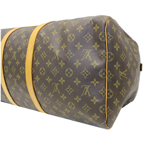 LOUIS VUITTON Keepall 55 Monogram Canvas Travel Bag Brown Vintage-US