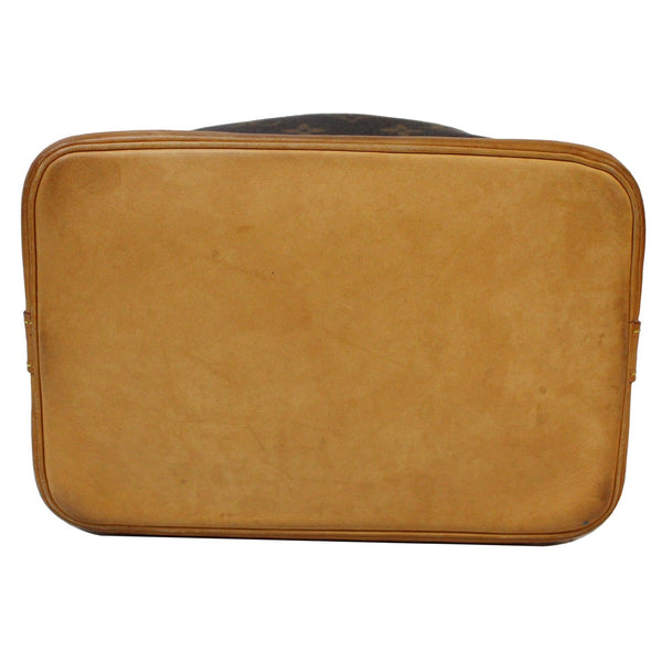 backside base LV Petit Noe NM Monogram Shoulder Bag
