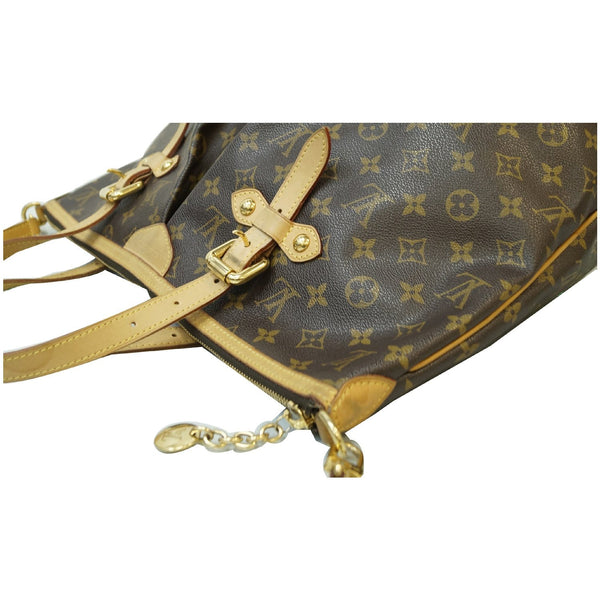 LOUIS VUITTON Palermo GM Monogram Canvas Tote Shoulder Bag Brown