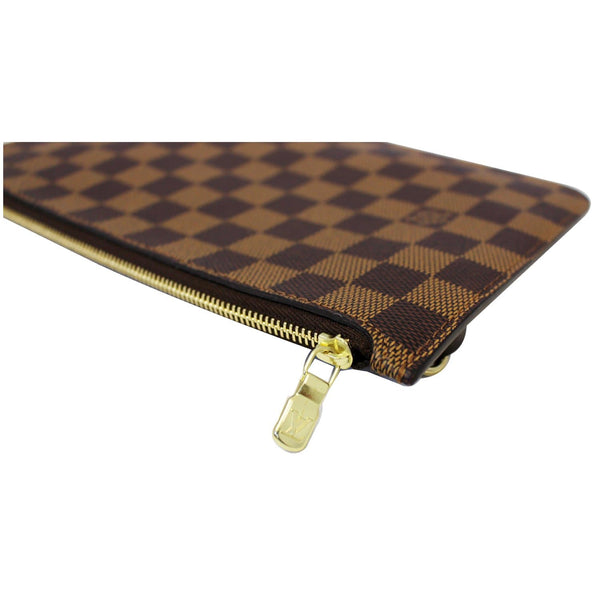 LOUIS VUITTON Pochette Wristlet Pouch Damier Ebene Neverfull MM-US