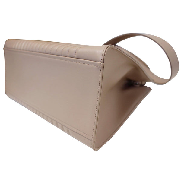 Prada Diagramme Bag Leather Tote Shoulder - Right Bottom View