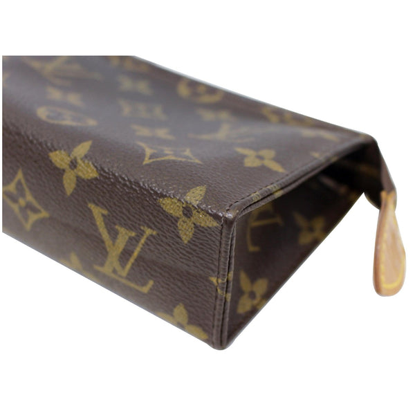 LOUIS VUITTON Monogram Canvas Toiletry Pouch Brown