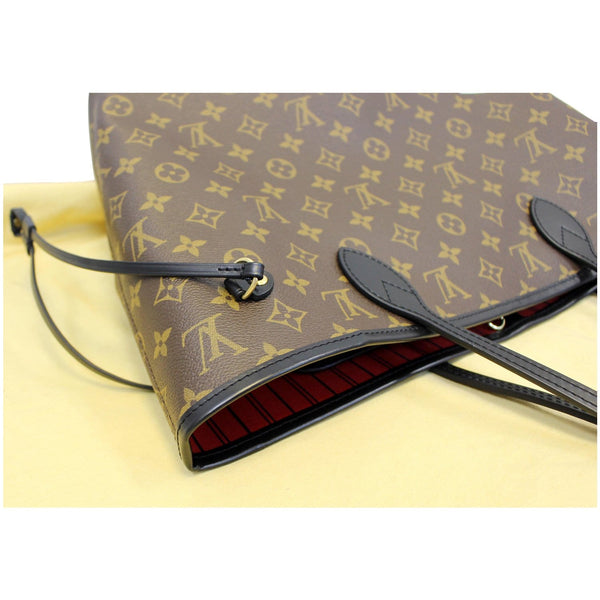 LOUIS VUITTON Neverfull MM My LV World Tour Shoulder Bag Brown/Black