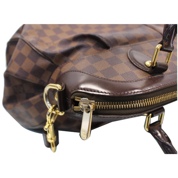 LOUIS VUITTON Trevi GM Damier Ebene Shoulder Handbag Brown