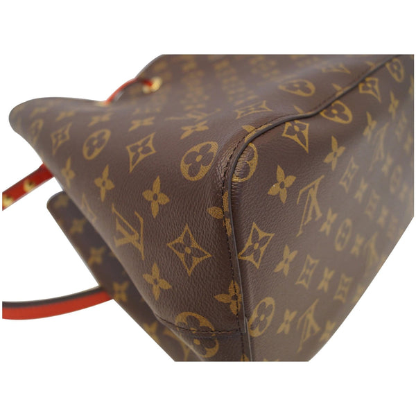 LOUIS VUITTON NeoNoe Monogram Canvas Shoulder Bag Coquelicot