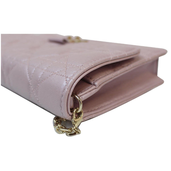 CHRISTIAN DIOR Miss Dior Promenade Wallet on Chain Crossbody Bag Light Pink - Last Call