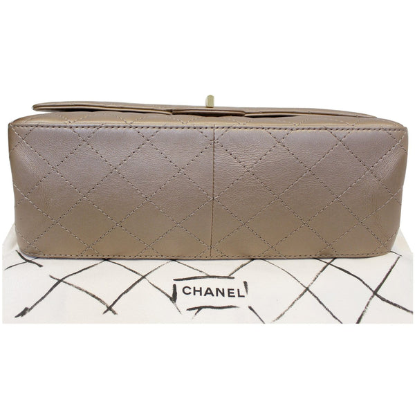 CHANEL Reissue Mademoiselle Lock Calfskin Leather Shoulder Bag Beige-US