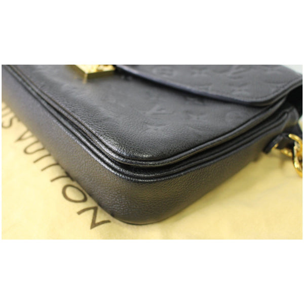 LV Metis Pochette Empreinte Leather Tote Black
