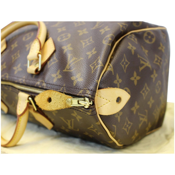 Louis Vuitton Speedy 35 - Lv Monogram Canvas Satchel Bag - lv zip