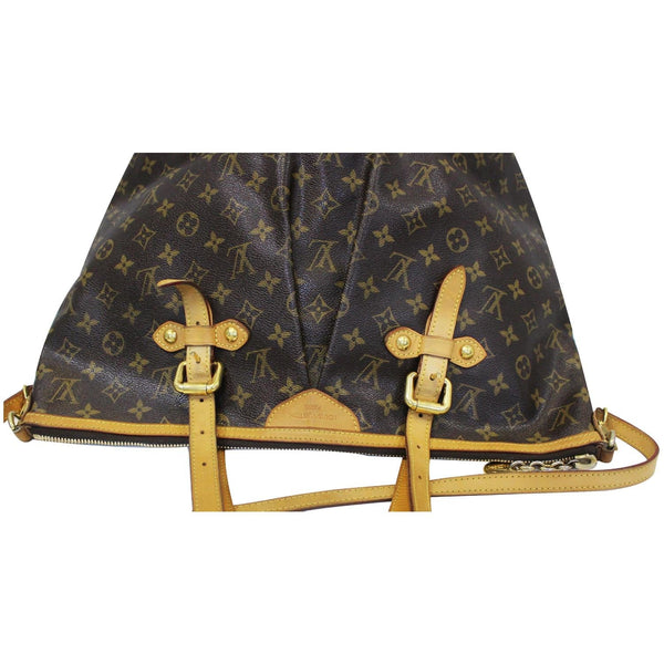 LOUIS VUITTON Palermo GM Monogram Canvas Tote Shoulder Bag Brown