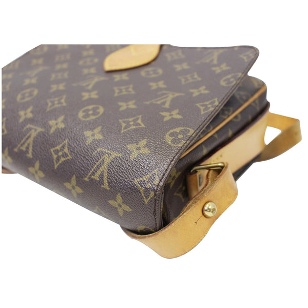 LOUIS VUITTON Cartouchiere MM Monogram Canavs Crossbody Bag Brown