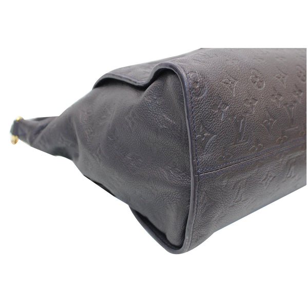 LOUIS VUITTON Lumineuse PM Monogram Empreinte Leather Shoulder Bag Black