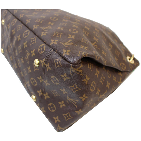 LOUIS VUITTON Artsy MM Monogram Canvas Shoulder Bag Brown