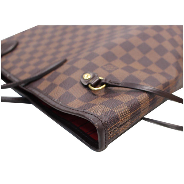 LV Neverfull MM Damier Ebene Bag Brown exterior