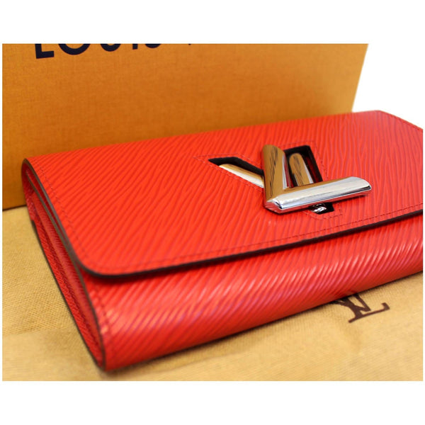 Louis Vuitton Twist Wallet Epi Leather Coquelicot - authentic to buy
