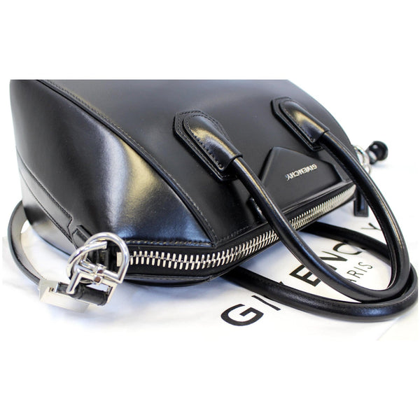 GIVENCHY Antigona Mini Calfskin Leather Shoulder Bag Black-US