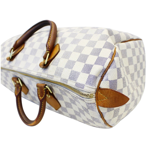 LOUIS VUITTON Speedy 35 Damier Azur Satchel Bag-US