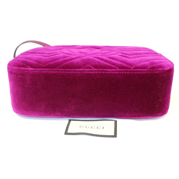 GUCCI GG Marmont Velvet Small Crossbody Bag-US
