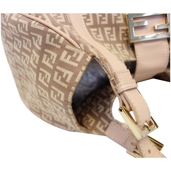 Fendi Zucchino Canvas Bag For Women - leather