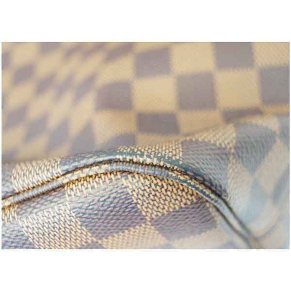 LOUIS VUITTON Neverfull MM Damier Ebene Tote Shoulder Bag Brown