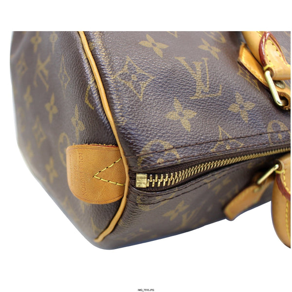 LOUIS VUITTON Speedy 35 Monogram Canvas Satchel Bag