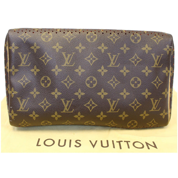 LV Speedy 30 Monogram Perforated Satchel Bag - Bottom view