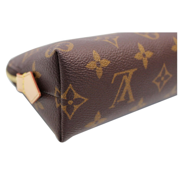 LOUIS VUITTON Monogram Canvas Cosmetic Pouch Brown