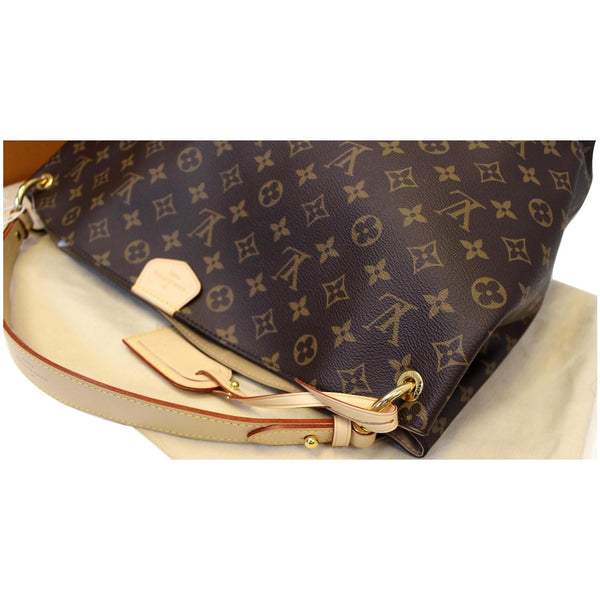 LOUIS VUITTON Graceful MM Monogram Canvas Shoulder Bag-US