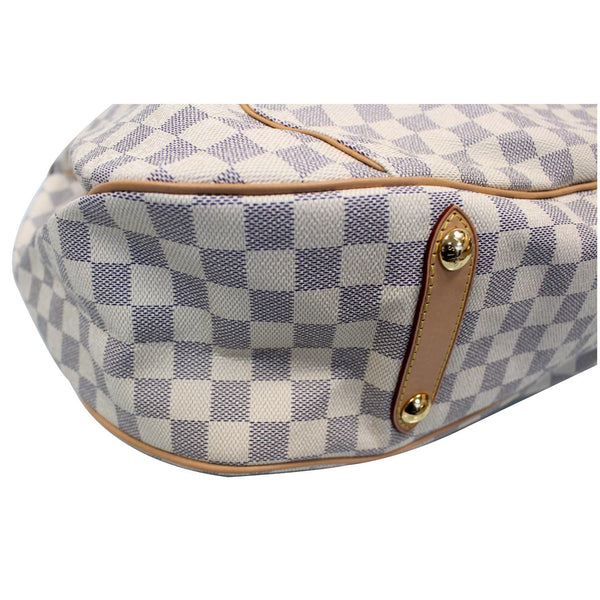 LOUIS VUITTON Galliera GM Damier Azur Shoulder Bag White