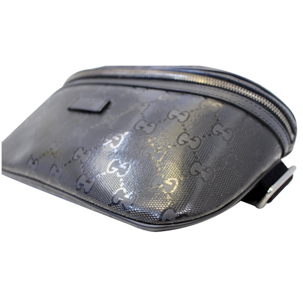 GUCCI GG Imprime Monogram Waist Bum Bag Black 233269-US