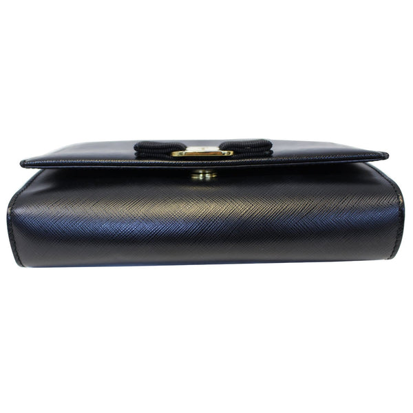 Salvatore Ferragamo Miss Vara Bow Saffiano Bag - back view