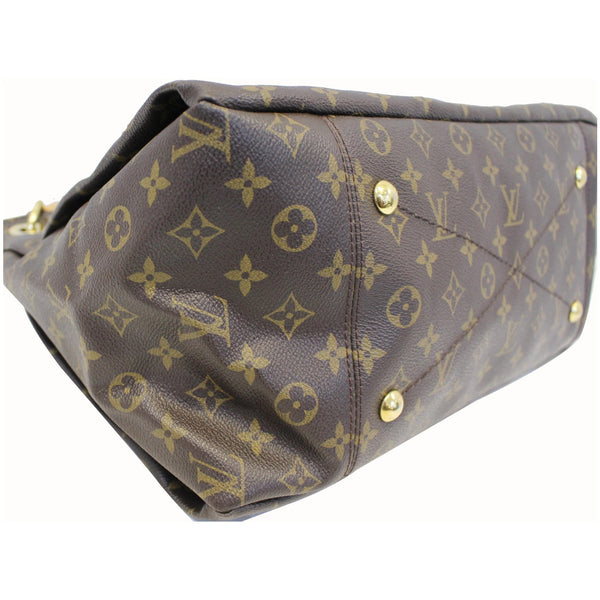 LOUIS VUITTON Artsy MM Monogram Canvas Shoulder Bag Brown