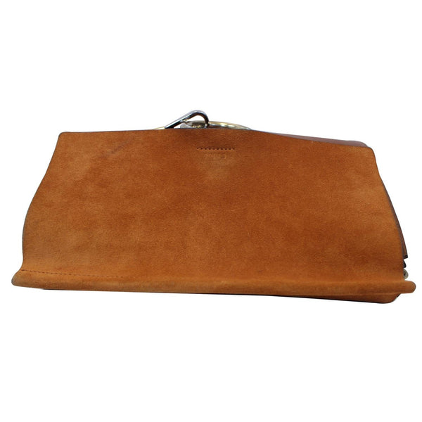 CHLOE Faye Medium Leather Shoulder Bag Brown-US