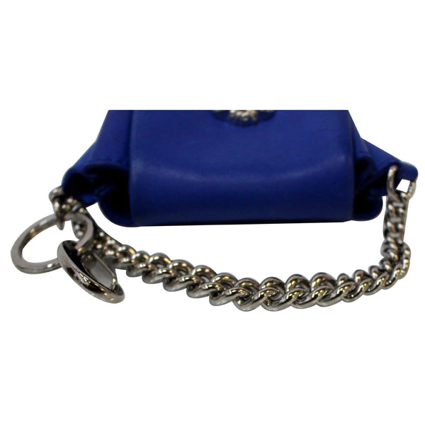VERSACE Micro Sultan Keychain Blue