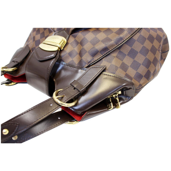 LOUIS VUITTON Sistina GM Damier Ebene Shoulder Handbag-US