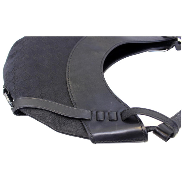 GUCCI GG Canvas Half Moon Black Hobo Bag Black-US