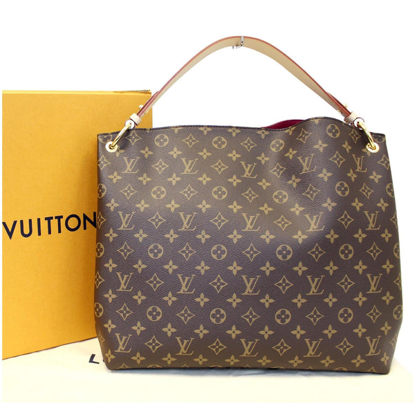 LOUIS VUITTON Graceful MM Monogram Canvas Shoulder Bag-US