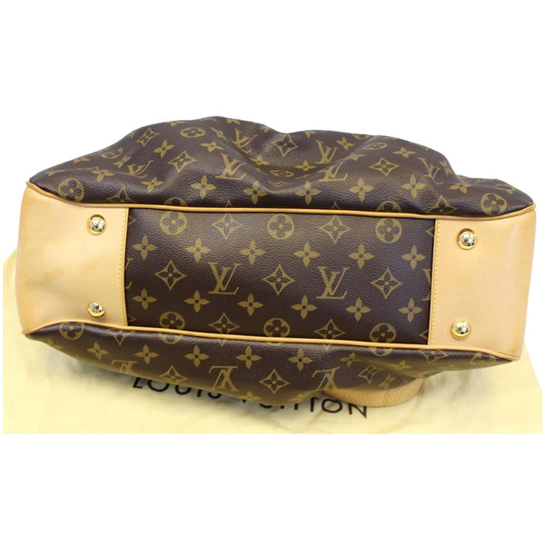 LOUIS VUITTON Boetie MM Monogram Canvas Shoulder Bag Brown
