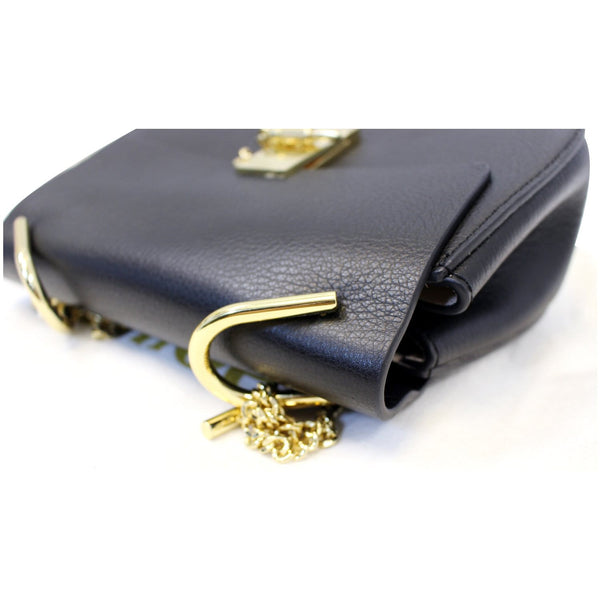 CHLOE Drew Mini Black Leather Crossbody Bag-US