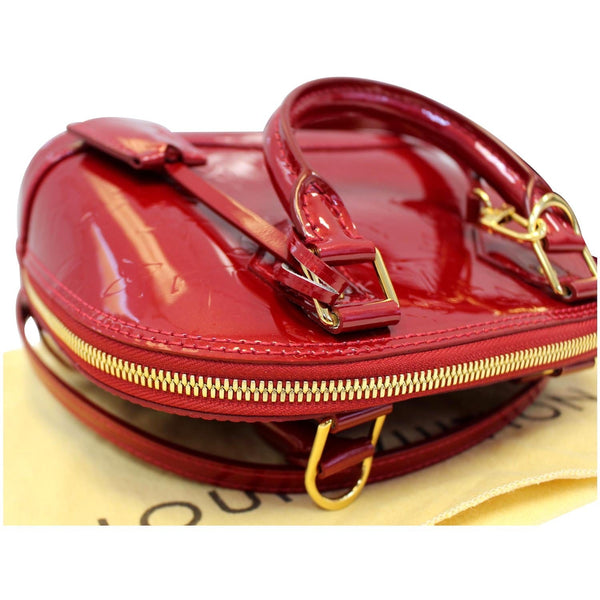 LOUIS VUITTON Alma BB Vernis Leather Satchel Crossbody Bag-US