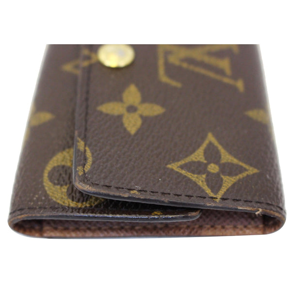 LOUIS VUITTON Monogram Canvas 6 Key Holder Brown