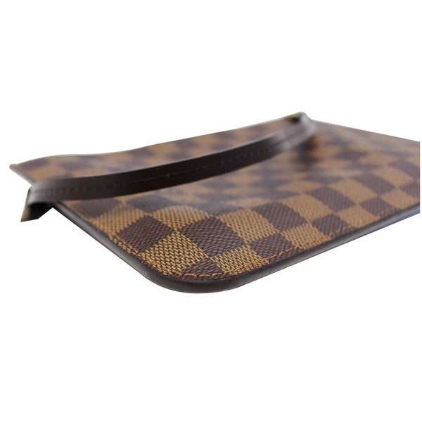 LOUIS VUITTON Damier Ebene Pochette Wristlet Pouch Neverfull MM