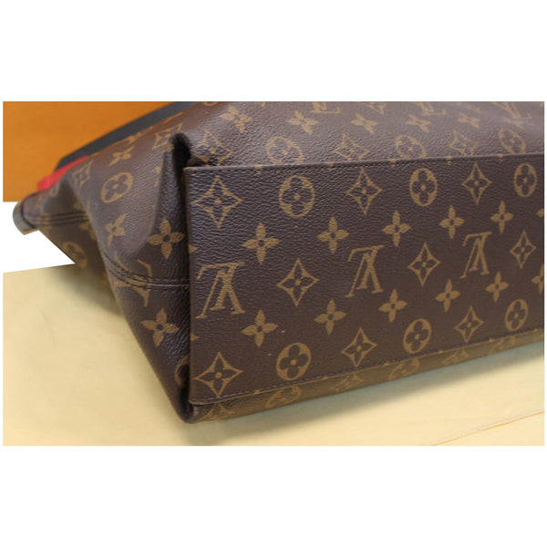 Louis Vuitton Tuileries Monogram Canvas Hobo Bag bottom view
