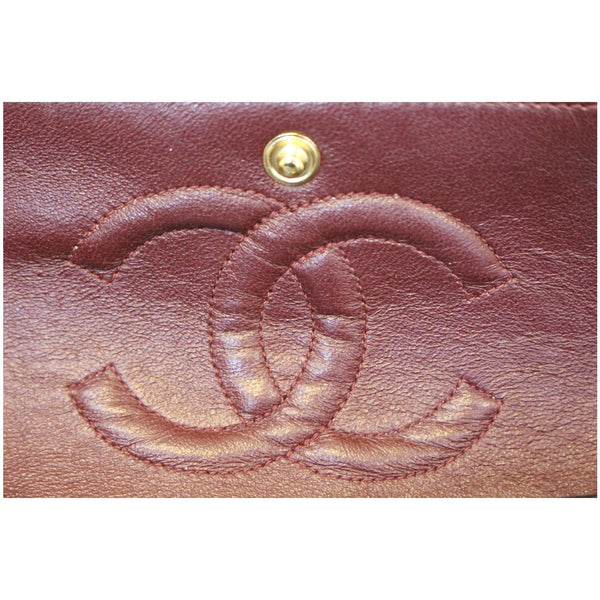 CHANEL Classic Jumbo Quilted Lambskin Leather Double Flap Shoulder Bag-US