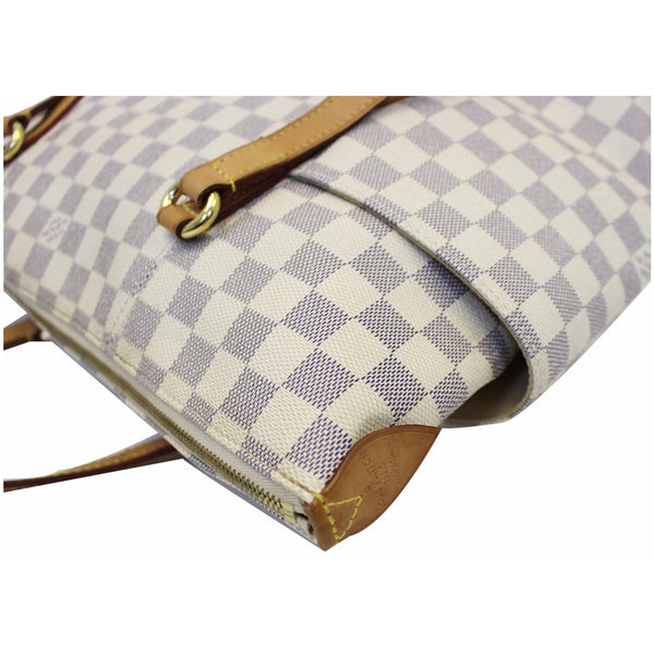 LOUIS VUITTON Totally MM Damier Azur Shoulder Bag White-US