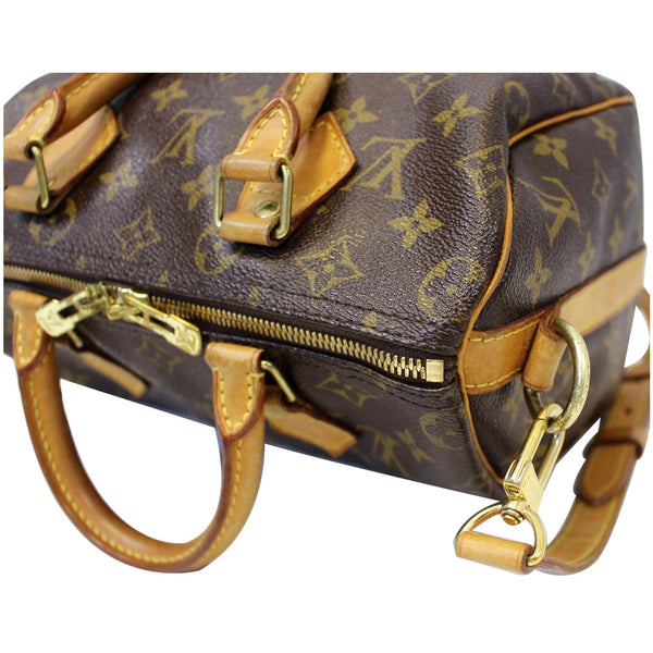 LOUIS VUITTON Speedy 25 Bandouliere Monogram Canvas Shoulder Bag Brown-US