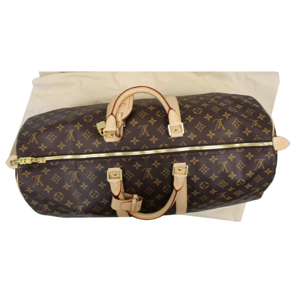 Preowned Louis Vuitton Keepall 55 Monogram Canvas Bostan Bag