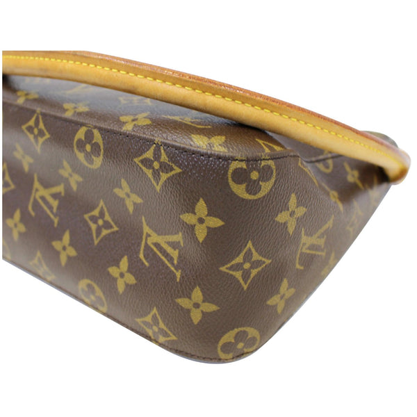 LOUIS VUITTON Looping MM Monogram Canvas Shoulder Bag Brown