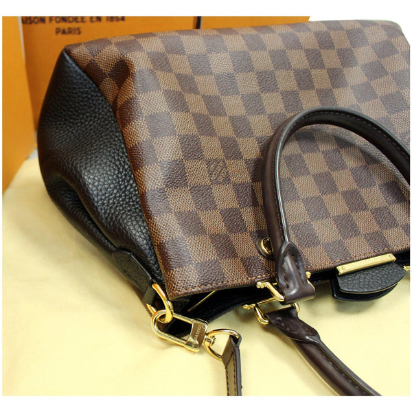 LOUIS VUITTON Brittany Damier Ebene Shoulder Bag Brown