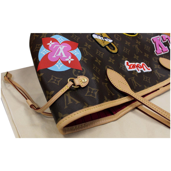 side preview Louis Vuitton Stories Neverfull MM Bag
